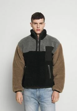 Mennace HENNESSEY OVERHEAD BORG JACKET - Winterjacke - Black, Herren