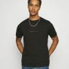 Mennace ESSENTIAL DROP SHOULDER UNISEX - T-Shirt Print - Black
