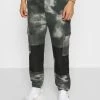 Mennace TIE DYE TEXTURE MIX - Jogginghose - Charcoal, Herren