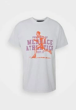 Mennace PROPERTY OF ATHLETICS UNISEX - T-Shirt Print - Light Grey