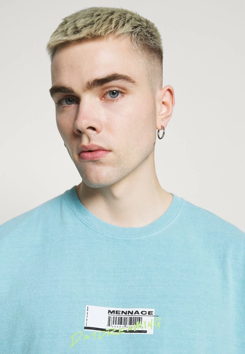 Mennace BREEZE RECEIPT REGULAR - T-Shirt Print - Blue, Herren 4 Mennace BREEZE RECEIPT REGULAR - T-Shirt Print - Blue, Herren – Bild 4