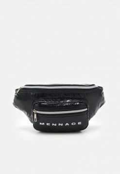 Mennace PATENT BUMBAG - Gürteltasche - Black, Unisex