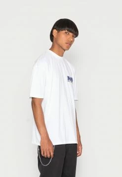 MENNACE TOWELLING APPLIQUE LOGO UNISEX - T-Shirt Basic - White