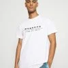 Mennace CLUB TENNIS COURT UNISEX - T-Shirt Print - White