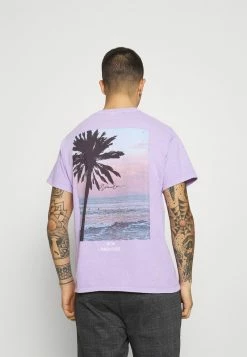 Mennace NEW PARADISE REGULAR - T-Shirt Print - Purple, Herren