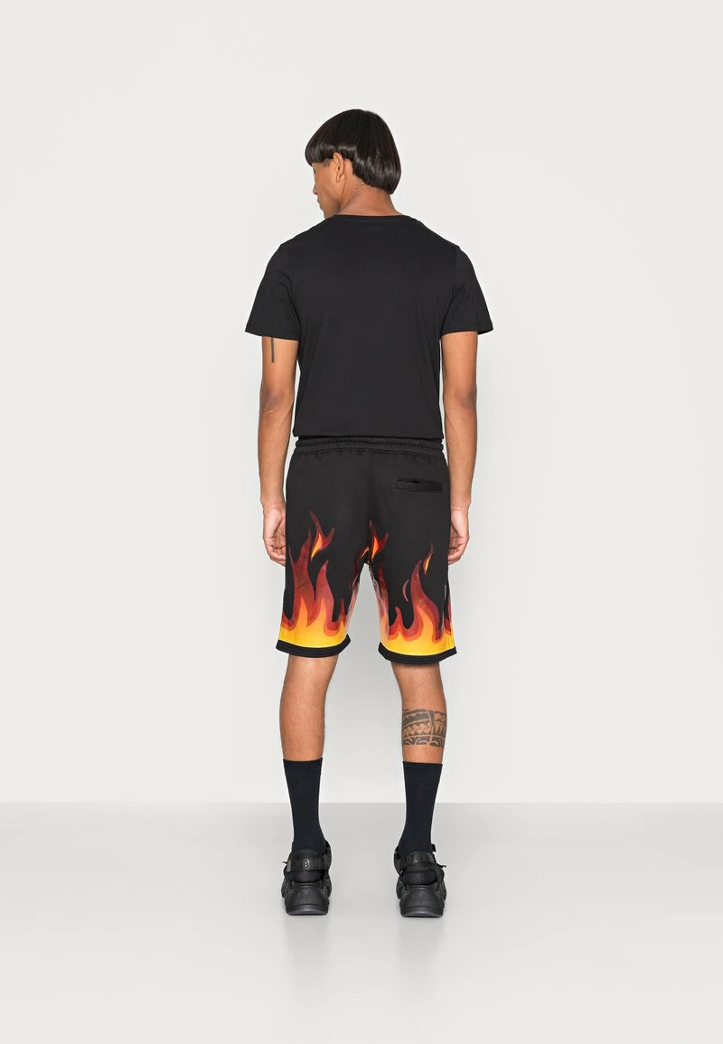 MENNACE FLAME MID LENGTH UNISEX - Shorts - Black 3 MENNACE FLAME MID LENGTH UNISEX - Shorts - Black – Bild 3