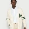MENNACE CABLE VARSITY CARDGIAN - Strickjacke - White, Herren