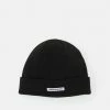 Mennace SHORT BEANIE LABEL UNISEX - Mütze - Black