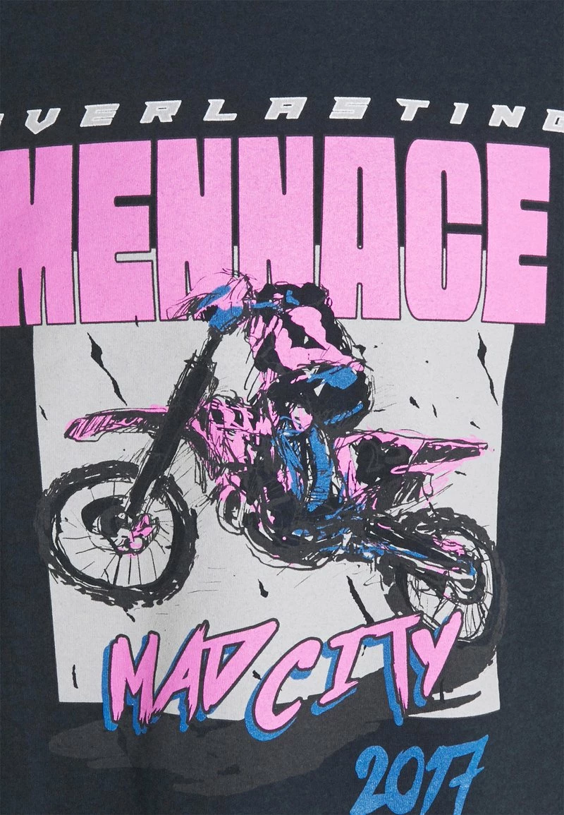 MENNACE MAD CITY - T-Shirt Print - Washed Black, Herren 6 MENNACE MAD CITY - T-Shirt Print - Washed Black, Herren – Bild 6