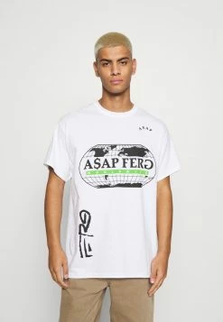 Mennace A$AP FERG WORLDWIDE - T-Shirt Print - White, Herren