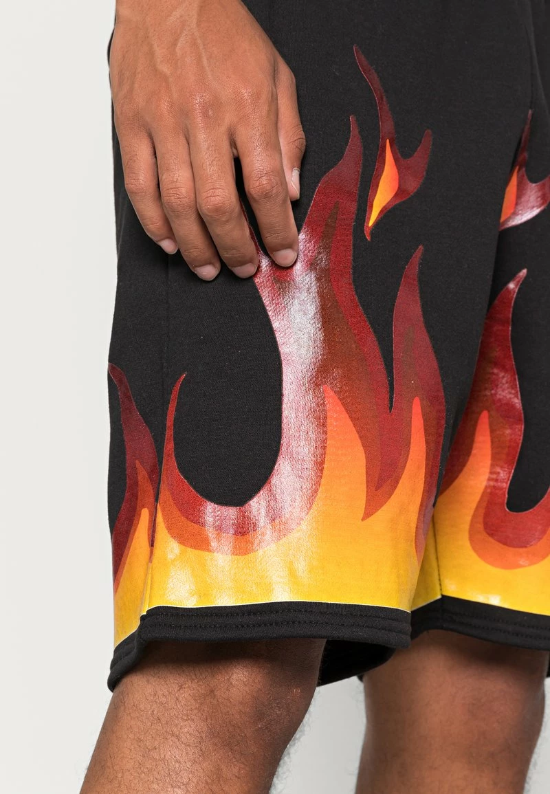 MENNACE FLAME MID LENGTH UNISEX - Shorts - Black 5 MENNACE FLAME MID LENGTH UNISEX - Shorts - Black – Bild 5