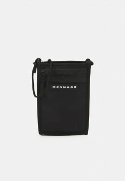 Mennace ZIP NECK POUCH UNISEX - Umhängetasche - Black