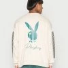 Mennace PLAYBOY SIGNATURE CHECKERBOARD UNISEX - Sweatshirt - White