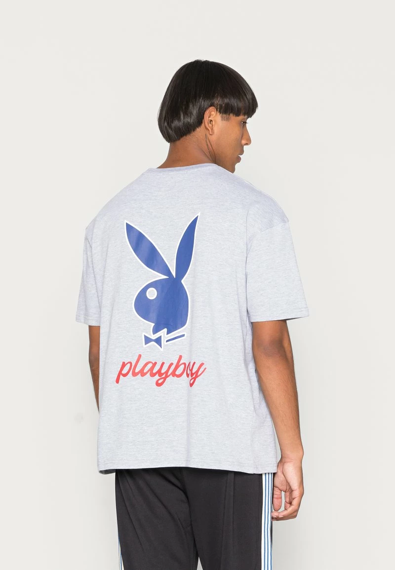 Mennace PLAYBOY BUNNY UNISEX - T-Shirt Print - Grey 1 Mennace PLAYBOY BUNNY UNISEX - T-Shirt Print - Grey