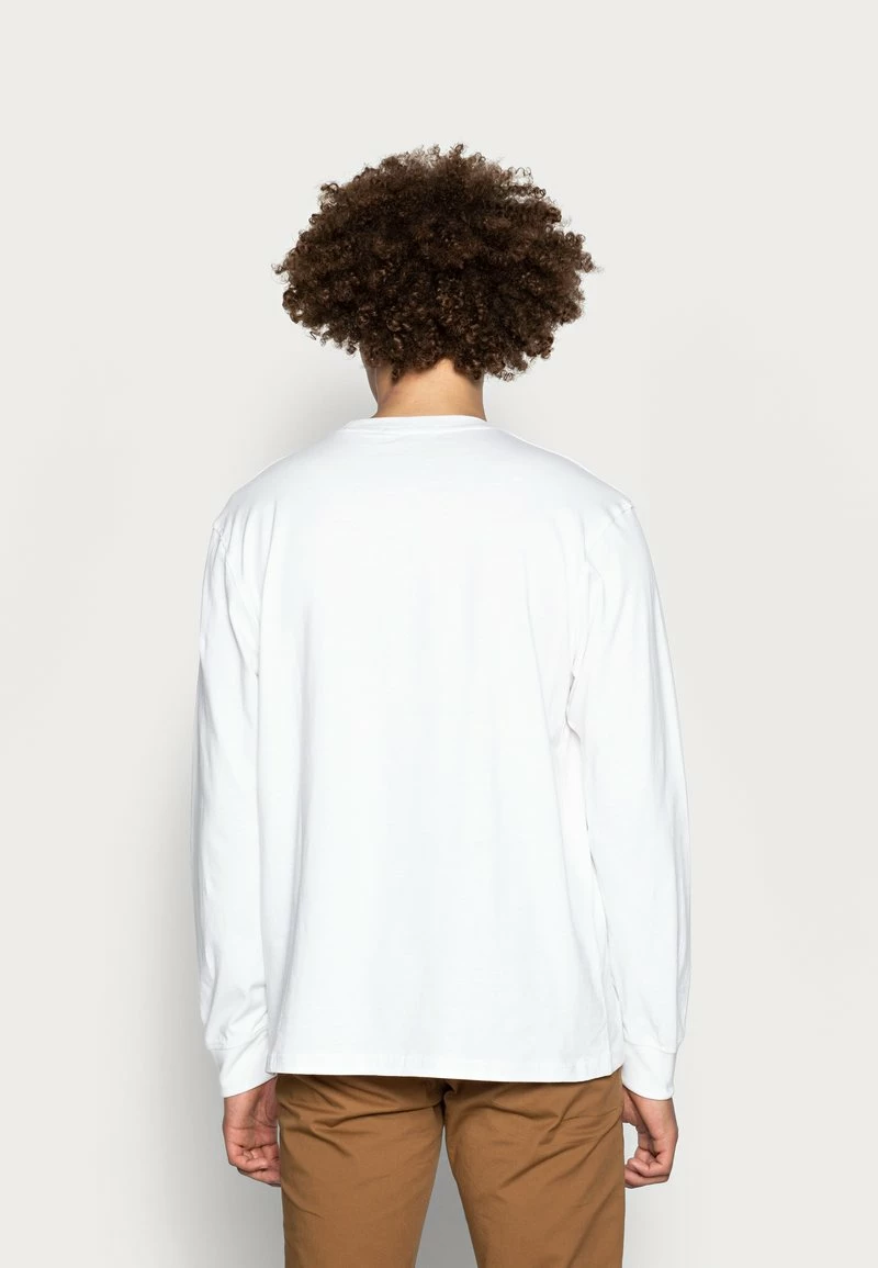 Mennace ESSENTIAL SIGNATURE TEE - Langarmshirt - White, Herren 3 Mennace ESSENTIAL SIGNATURE TEE - Langarmshirt - White, Herren – Bild 3