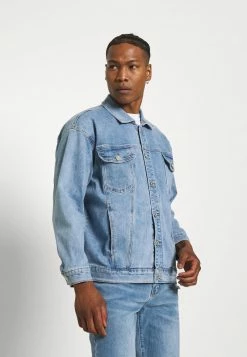 Mennace BREEZE LOOSE JACKET - Jeansjacke - Light Blue, Herren