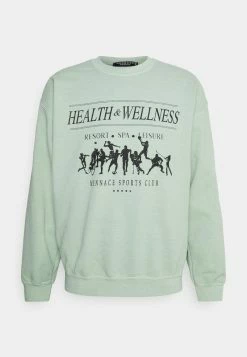 Mennace HEALTH WELLNESS - Sweatshirt - Green, Herren