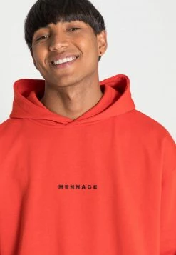 MENNACE ESSENTIAL RELAXED HOODIE UNISEX - Sweatshirt - Red -Mennace Speichern fc0976c452704869a78dd3ed2cd8a647