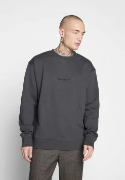 Mennace ESSENTIAL REGULAR SIGNATURE - Sweatshirt - Charcoal, Unisex